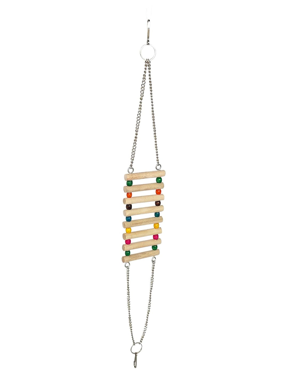 KSK Parrot Swing Bird Toy | Natural Wood Cage Hanging Swing for Small & Medium Birds KSK ENTERPRISES