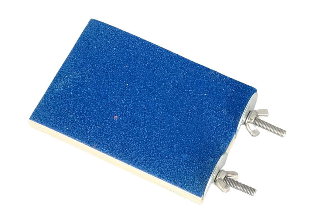 KSK Blue Sand Bird Perch for Parrots | Non-Toxic Quartz Nail & Beak Trimming Perch | Natural Wood Grinding Platform for Budgies, Cockatiel & Lovebirds (Small & Medium Birds) KSK ENTERPRISES