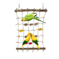 KSK Cotton Rope Bird Swing Ladder Toy for Parrots, Budgies & Cockatiels | Parrot Swing Toy & Climbing Net | Bird Cage Rope Ladder Perch Toy for Budgie, Lovebird, Conure | Bird Cage Accessories KSK ENTERPRISES